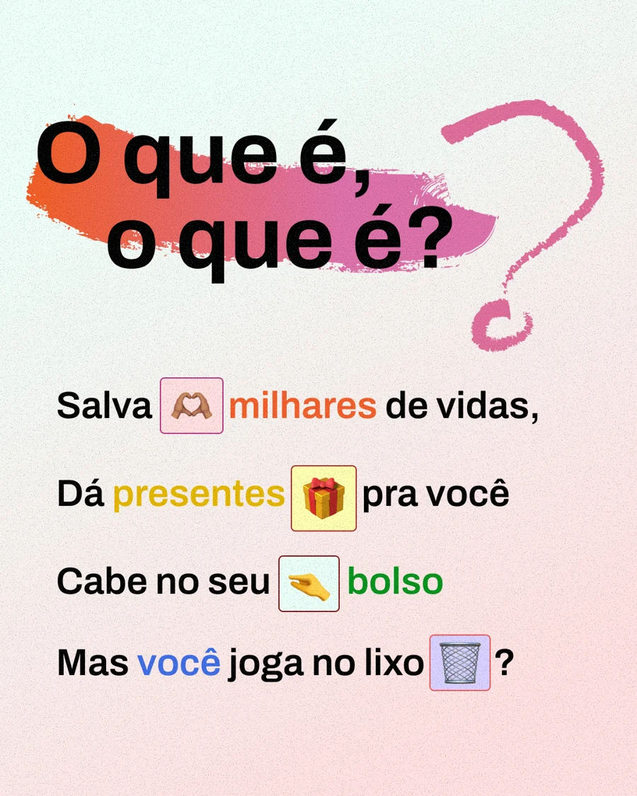 Post charada, campanha Nota Fiscal Paulista